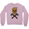 skull wood Crewneck Sweatshirt