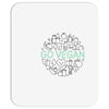 go vegan 3 Mousepad