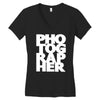 gift for photographer Women's V-Neck T-Shirt