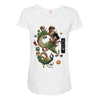 dragon freedom Maternity Scoop Neck T-shirt
