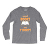 humor book t shirt Long Sleeve Shirts