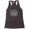 hey moron Racerback Tank
