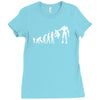 evolution to termination Ladies Fitted T-Shirt