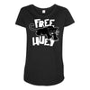 free huey Maternity Scoop Neck T-shirt