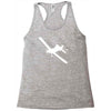 decal cal fire airplan Racerback Tank