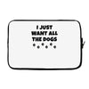 all the dogs Laptop sleeve