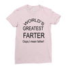worlds greatest farter Ladies Fitted T-Shirt