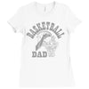 long sleeve s basketball dad Ladies Fitted T-Shirt