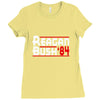 reagan bush '84 Ladies Fitted T-Shirt