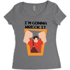 wreck it Women's Triblend Scoop T-shirt