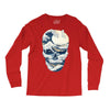 the great wave off skull Long Sleeve Shirts