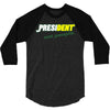 president eat people 3/4 Sleeve Shirt