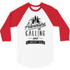 adventure calling and i must go woods ex 3/4 Sleeve Shirt