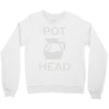 pot head coffee lover Crewneck Sweatshirt