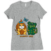 scaredy cats Ladies Fitted T-Shirt