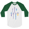 master swords 3/4 Sleeve Shirt