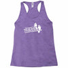 you know what they say about big feet Racerback Tank