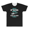i'm a pug mom All Over Men's T-shirt