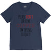quitting coffee V-Neck Tee