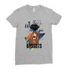 who loves bassets Ladies Fitted T-Shirt