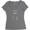 Call From Mountains Women's Triblend Scoop T-shirt