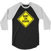 baby on board bumper sticker decal safety cute funny 3/4 Sleeve Shirt