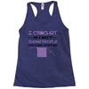 i crochet so i don't choke people save a life, send yarn Racerback Tank