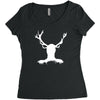 hannibal   stag Women's Triblend Scoop T-shirt
