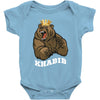 bear khabib Baby Bodysuit