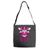 samurai pink ranger Adjustable Strap Totes