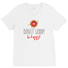 donut worry, be happy V-Neck Tee