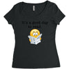 it's a good day to read Women's Triblend Scoop T-shirt