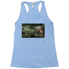 dinosaur attack Racerback Tank