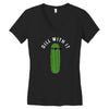 dill with it Women's V-Neck T-Shirt