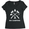 Go Camping Women's Triblend Scoop T-shirt