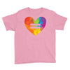 Rainbow Equality Heart Youth Tee