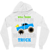 monster truck shirt for boys toddlers Zipper Hoodie