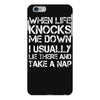 when life knocks me down iPhone 6 Plus/6s Plus Case