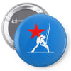 he clash inspired long sleeve Pin-back button