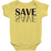 save black Baby Bodysuit