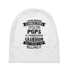 Super Cool Pops Of A Freaking Awesome Grandson Baby Beanies