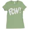 pow ! Ladies Fitted T-Shirt