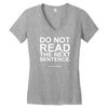 do not read the next sentence Women's V-Neck T-Shirt