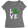 love christmas trending Women's Triblend Scoop T-shirt
