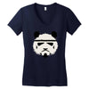panda trooper Women's V-Neck T-Shirt