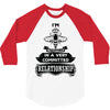 I Am Bee Actually In A Very Commited Relationship 3/4 Sleeve Shirt