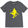 sasquatch guitar gear  funny bigfoot yeti comic monster retro V-Neck Tee