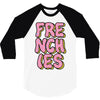 donut frenchies 3/4 Sleeve Shirt