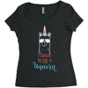 i choose to be a unicorn 2 Women's Triblend Scoop T-shirt