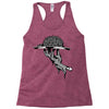 zombie eating brains Racerback Tank